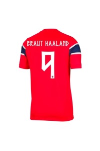 Norja Erling Haaland #9 Jalkapallovaatteet Kotipaita MM-kisat 2026 Lyhythihainen